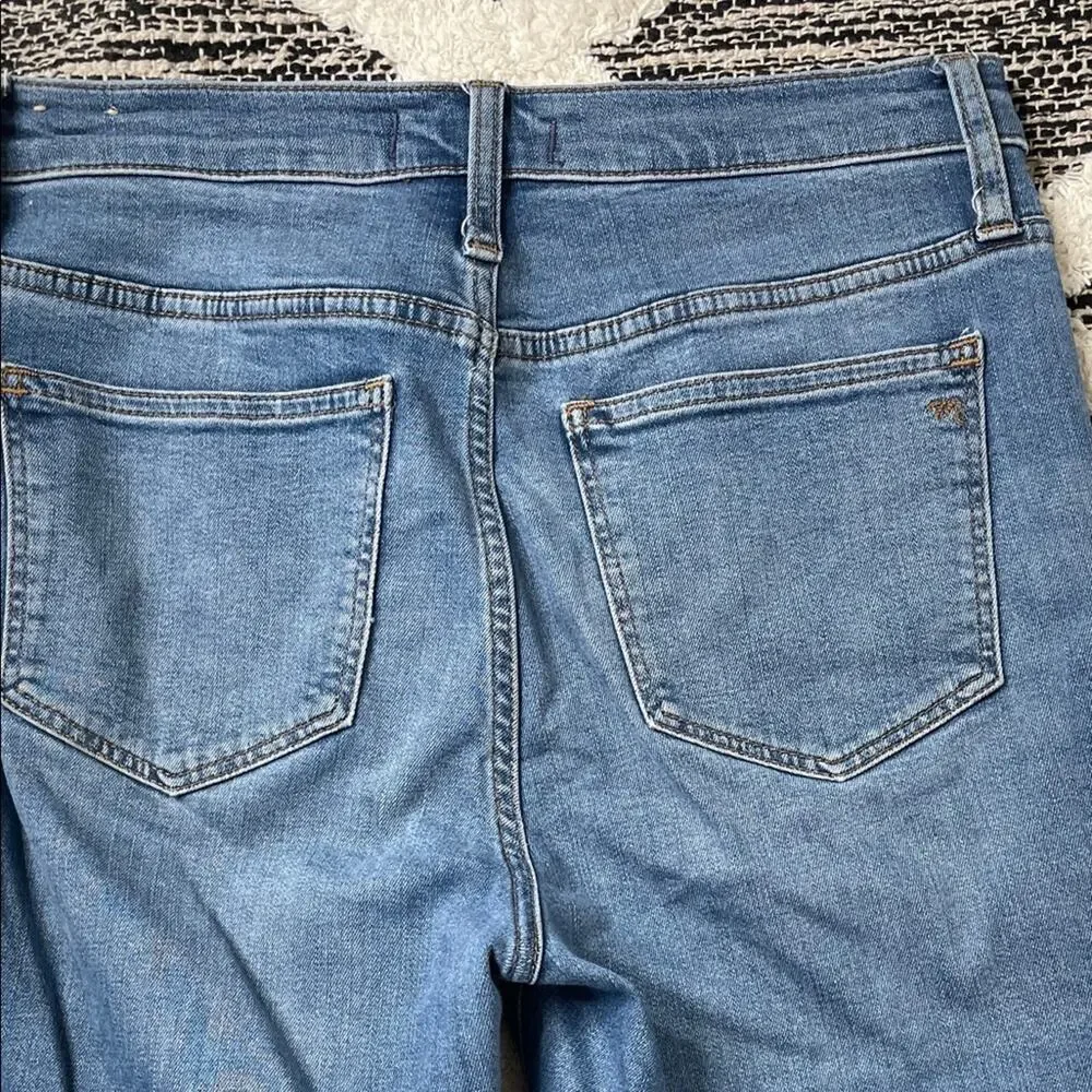 Madewell Light Blue Stovepipe Leg Jeans size 26 - Picture 6 of 6